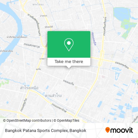 Bangkok Patana Sports Complex map