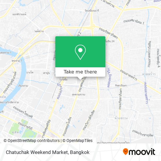 Chatuchak Weekend Market map