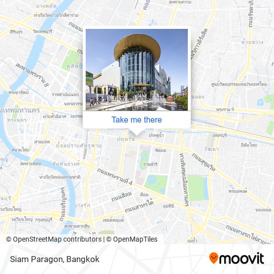 Siam Paragon map
