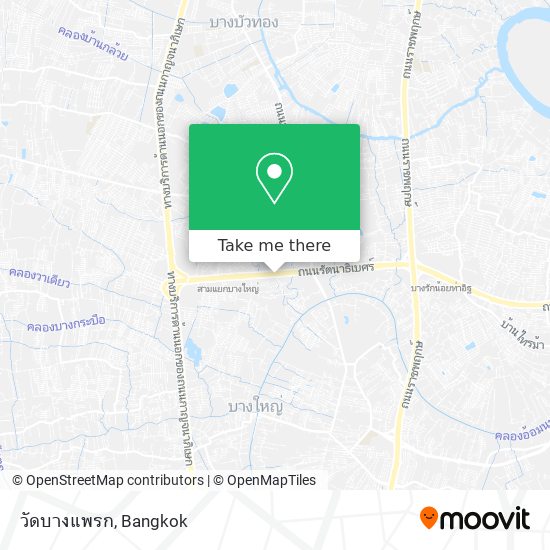 วัดบางแพรก map