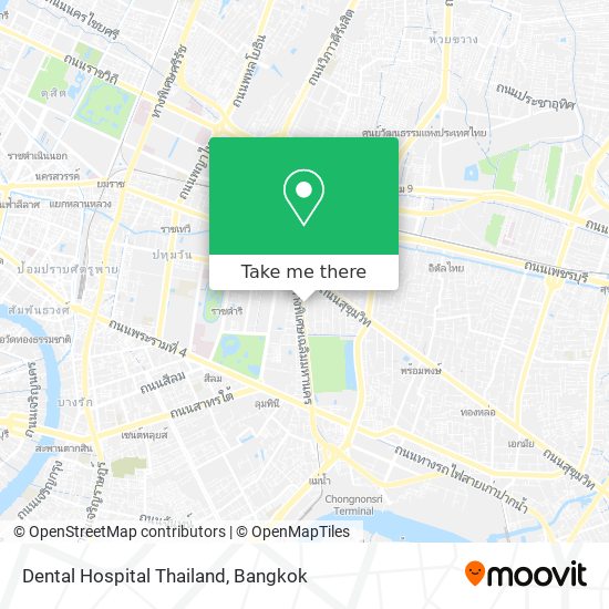 Dental Hospital Thailand map