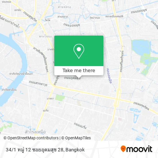34/1 หมู่ 12 ซอยอุดมสุข 28 map