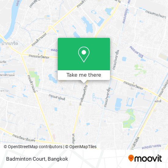 Badminton Court map