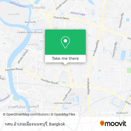 กศน.อำเภอเมืองนนทบุรี map