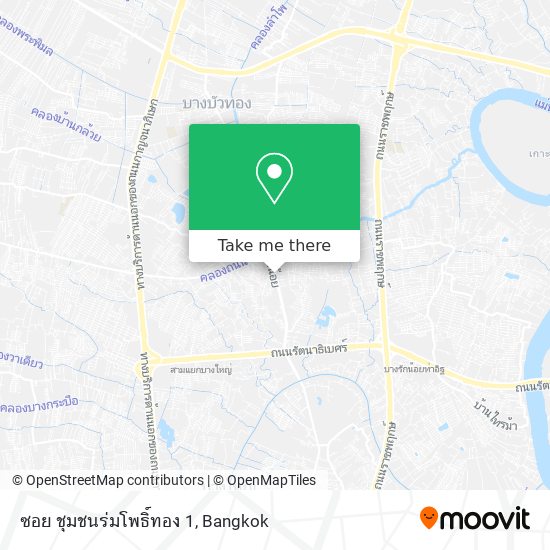 ซอย ชุมชนร่มโพธิ์ทอง 1 map