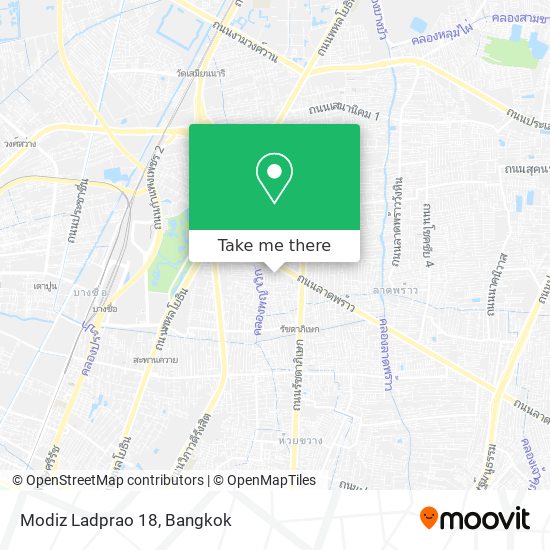 Modiz Ladprao 18 map