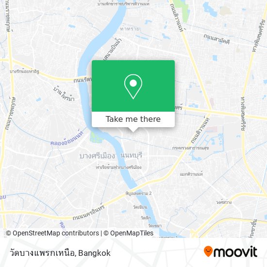 วัดบางแพรกเหนือ map