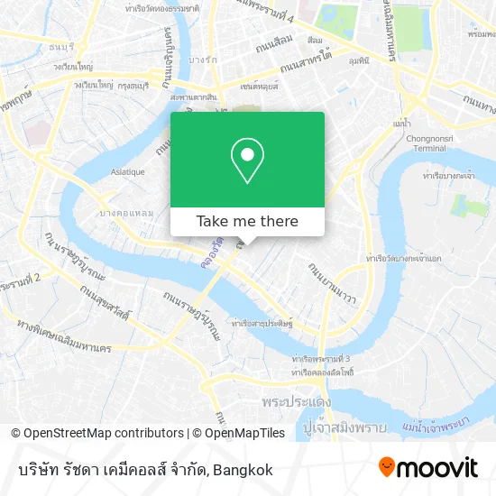 บริษัท รัชดา เคมีคอลส์ จำกัด map