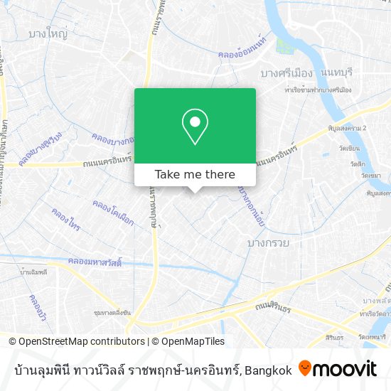 บ้านลุมพินี ทาวน์วิลล์ ราชพฤกษ์-นครอินทร์ map