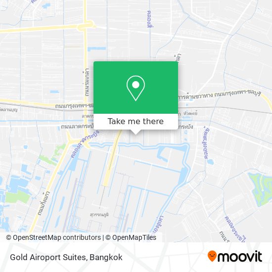 Gold Airoport Suites map