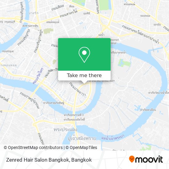 Zenred Hair Salon Bangkok map