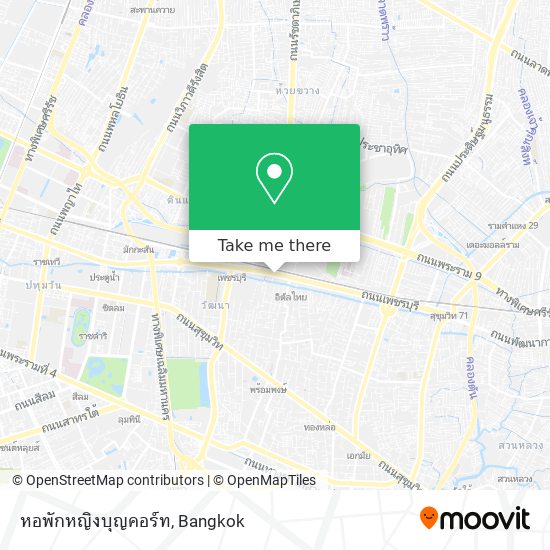 หอพักหญิงบุญคอร์ท map