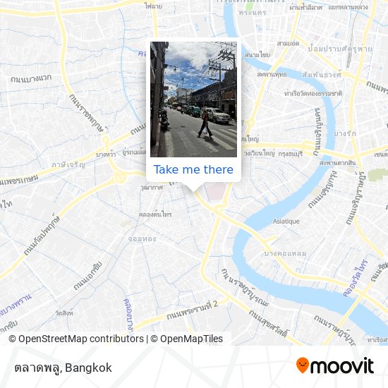 ตลาดพลู map