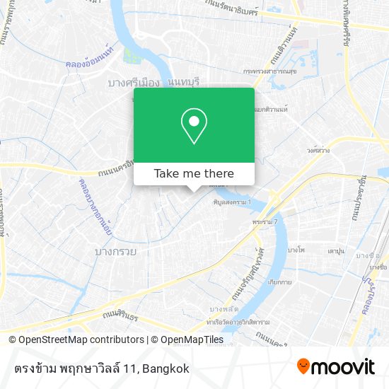 ตรงข้าม พฤกษาวิลล์ 11 map