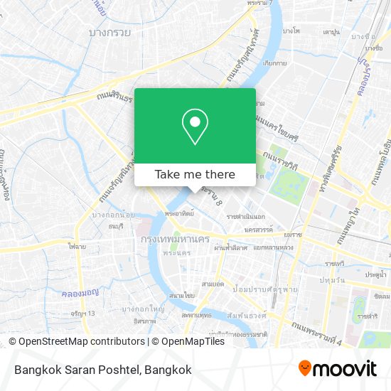 Bangkok Saran Poshtel map
