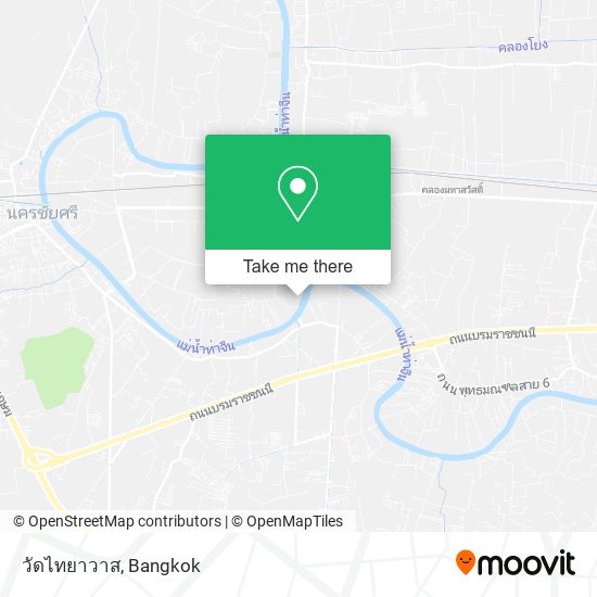 วัดไทยาวาส map