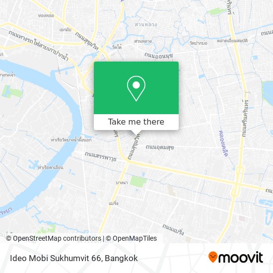 Ideo Mobi Sukhumvit 66 map