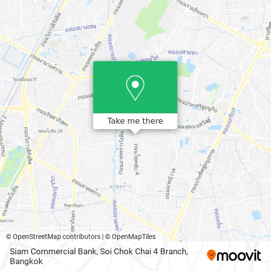 Siam Commercial Bank, Soi Chok Chai 4 Branch map