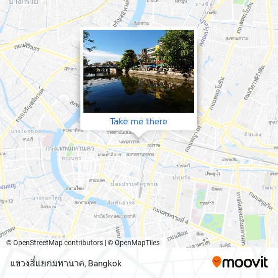 แขวงสี่แยกมหานาค map