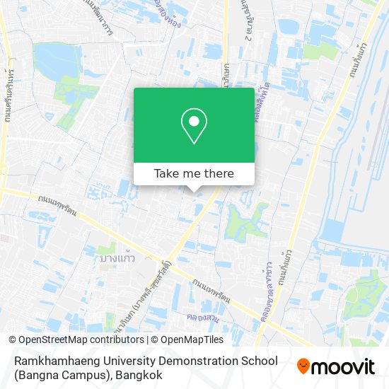 Ramkhamhaeng University Demonstration School (Bangna Campus) map