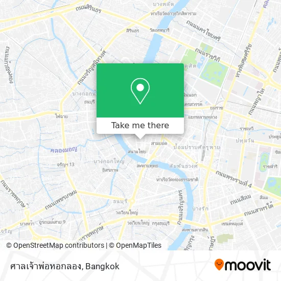 ศาลเจ้าพ่อหอกลอง map