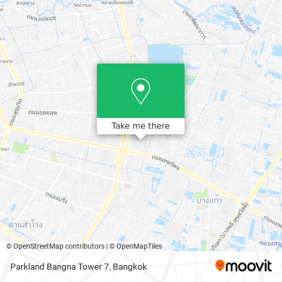 Parkland Bangna Tower 7 map