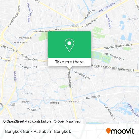 Bangkok Bank Pattakarn map