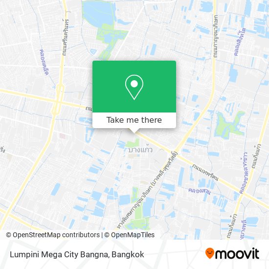 Lumpini Mega City Bangna map
