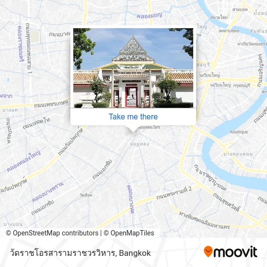 วัดราชโอรสารามราชวรวิหาร map