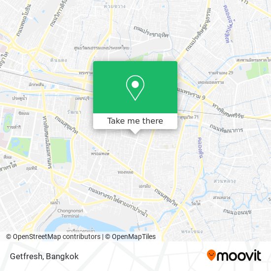 Getfresh map