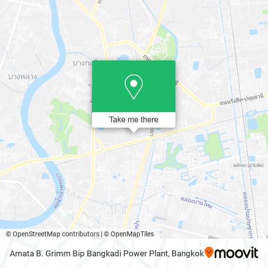 Amata B. Grimm Bip Bangkadi Power Plant map