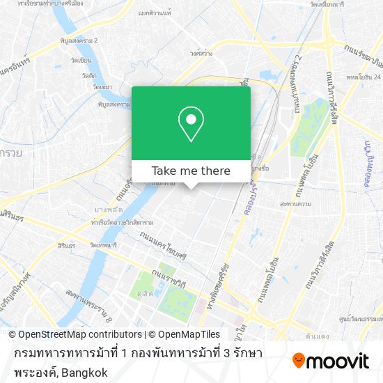 กรมทหารทหารม้าที่ 1 กองพันทหารม้าที่ 3 รักษาพระองค์ map