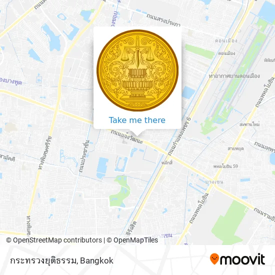กระทรวงยุติธรรม map