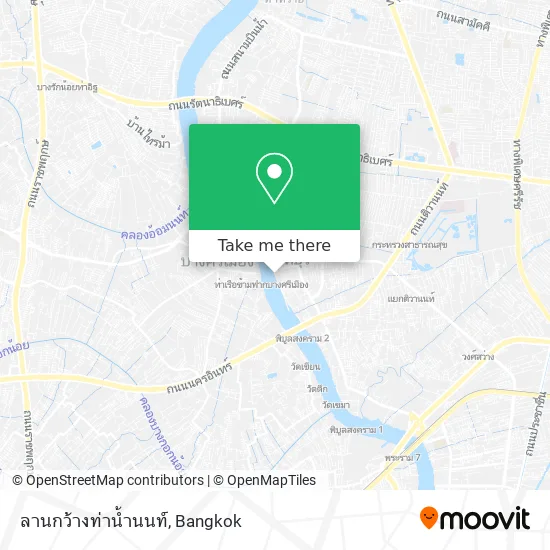 ลานกว้างท่าน้ำนนท์ map