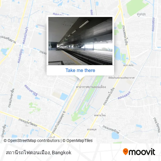 สถานีรถไฟดอนเมือง map