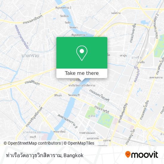 ท่าเรือวัดอาวุธวิกสิตาราม map