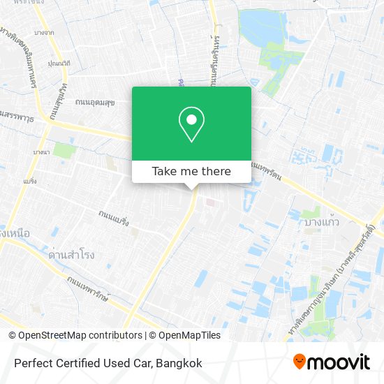 Perfect Certified Used Car map