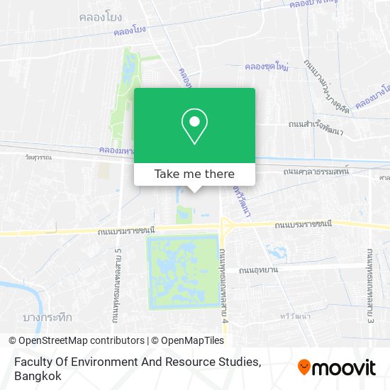 Faculty Of Environment And Resource Studies map