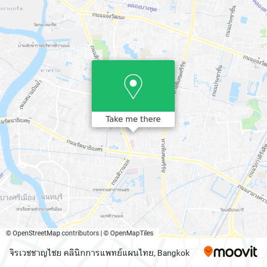 จิรเวชชาญไชย คลินิกการแพทย์แผนไทย map