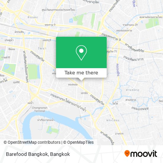 Barefood Bangkok map