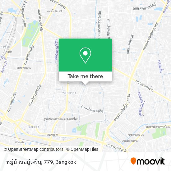 หมู่บ้านอยู่เจริญ 779 map