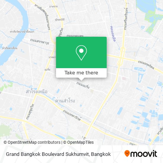 Grand Bangkok Boulevard Sukhumvit map