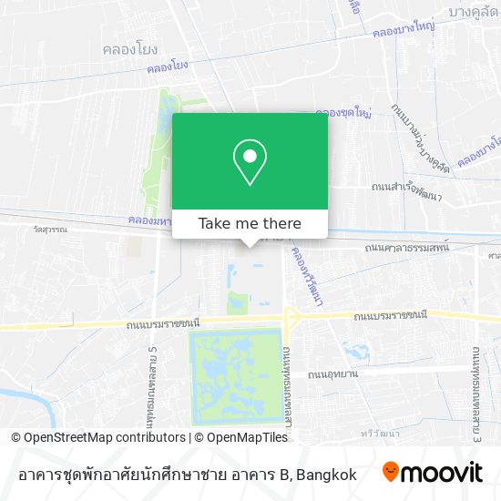 อาคารชุดพักอาศัยนักศึกษาชาย อาคาร B map