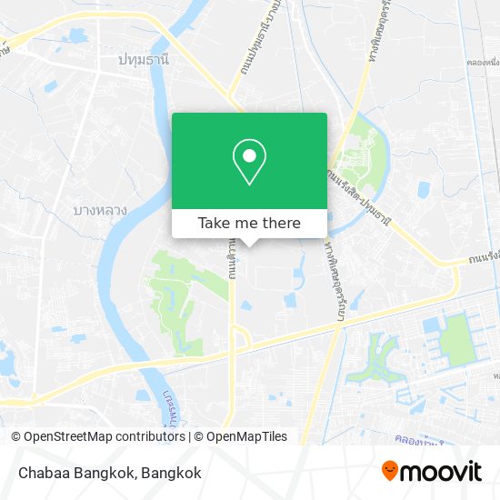 Chabaa Bangkok map