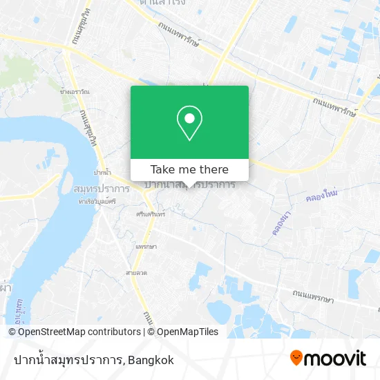 ปากน้ำสมุทรปราการ map
