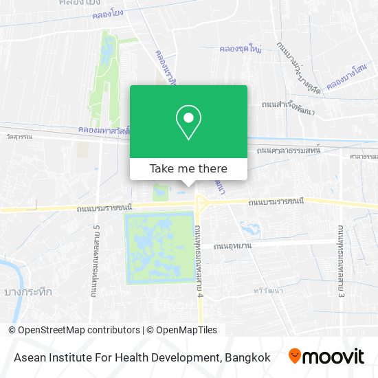 Asean Institute For Health Development map