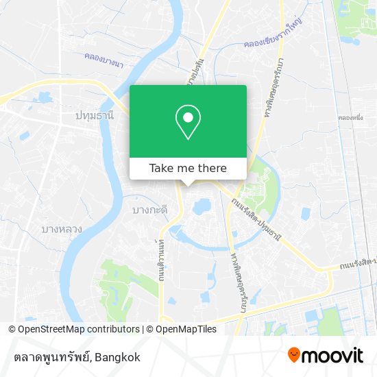 ตลาดพูนทรัพย์ map