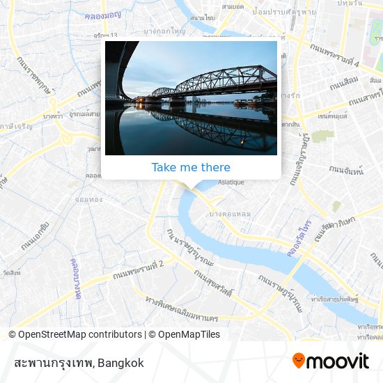 สะพานกรุงเทพ map