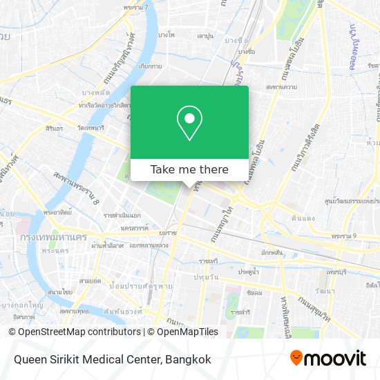 Queen Sirikit Medical Center map