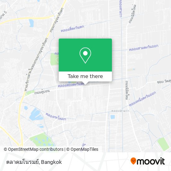 ตลาดมโนรมย์ map